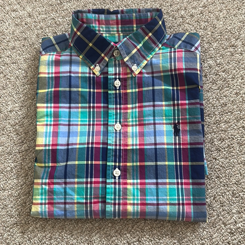 Ralph Lauren Button Down Shirt Size M (10-12)